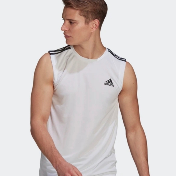 adidas Other - 💥3 for $15💥 Adidas 3 stripe sleeveless muscle top